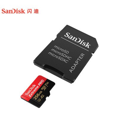 闪迪256GB TF(MicroSD)存储卡 U3 C10 V30 A2 4K 提速升级 读速200MB/s