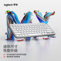 罗技(Logitech)大师系列 MX Keys Mini 简约无线蓝牙 高端办公键盘 智能键盘 超薄便携 浅灰色