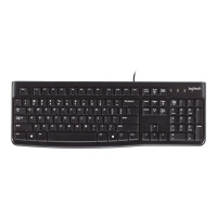 罗技(Logitech)K120有线商务办公键盘 黑色 USB接口电脑笔记本键盘 即插即用全尺寸键盘