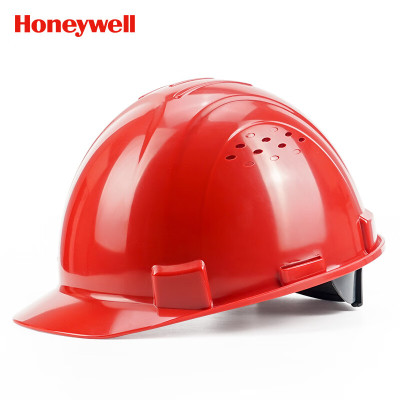 霍尼韦尔(Honeywell)安全帽 H99 ABS 工地建筑 防砸抗冲击 有透气孔 红色