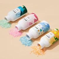 朴物大美(Puwubeauty)双色护衣留香珠持久留香衣物护理剂除螨抑菌200g*4瓶(樱花+盛夏+丹桂+旷野)