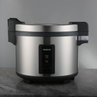 米宝大容量不锈钢不粘锅电饭煲25L (40-50人) 升级版加强保温电饭煲