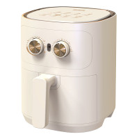 美菱(MeiLing)家用空气炸锅 4.2L大容量 MZG-3505 米白色