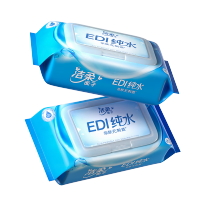 洁柔纯水爽肤湿巾80片非独立装*6包TS206-06E