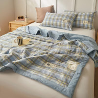 悠梦嘉居疆来水洗棉花被180*200CM YB15052 水洗棉面料,100%棉花填充,可水洗机洗