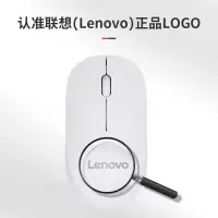 联想(Lenovo)无线鼠标 办公鼠标便携鼠标 笔记本鼠标 电脑鼠标 M26白 带无线2.4G接收器
