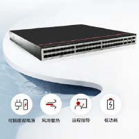 华为S6735S-S48X6C-A双电源交换机万兆光+8*40GE万兆 光模块+40*10GE万兆光模块+48*LC-L