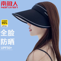 南极人可折叠空顶帽MZ2301瑾瑜黑