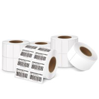 MDUG纸品铜版纸不干胶标签纸贴纸物流标签贴纸服装吊牌铜板标签纸热转印条码纸100mm*150mm