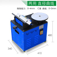 京信达台式复合倒角机高速多功能修边模具倒角器圆弧直角手动金属45度 标准45° 两用机 新款