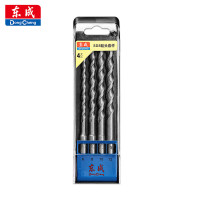 东成混凝土钻头(4支装) 圆柄 冲击钻钻头 (6/8/10/12mm)