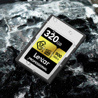 雷克沙 320GB Cfexpress Type A存储卡 VPG400 8K录制 索尼相机专用cfa卡读900MB/s