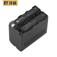 沣标(FB)NP-F970/F750/F550补光灯电池监视器/无线图LED摄影灯专用锂电池NP-F970(6600mA