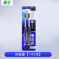 狮王(LION)细齿洁炭能量牙刷特惠两支装2支*1个