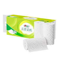 心相印(MindActUponMind)无芯卷纸云感柔肤70g10卷/1提卫生纸巾RW3410