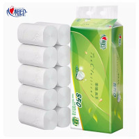 心相印无芯卷纸卫生纸巾茶语家用厕纸实惠装擦手纸4层136*140 850克茶语压花3提装LR2010(提装)