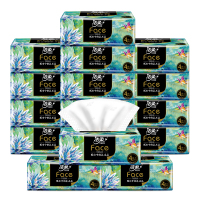 洁柔(C&S)face油画系列抽纸80抽4层80抽*16包*1箱