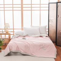 多喜爱亲肤磨绒夏被可水洗机洗空调被手提礼袋装 轻颜系列-春拂晓 L码-203*229cm