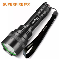 神火(SupFire)C8-R5强光手电筒可充电超亮8W 5档变光