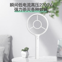 雅格 6085 可充电式家用强力灭蚊拍带电池LED灯