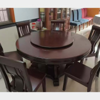康达博宇餐桌直径1.4米带转盘