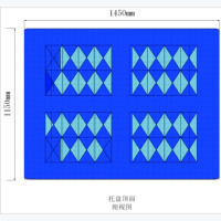 MDUG镂空塑料托盘1440*1150*165mm