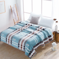 悠梦嘉居娴雅冰貂绒毯天然亲肤活性印染盖毯180*200 YT-1042