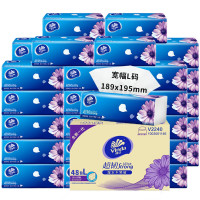 维达V2240抽取式面巾纸4*12 48包/件