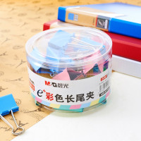 晨光ABS92739Eplus 41MM 彩色 24枚长尾夹