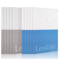 得力32K软抄本无线装订记事本工作笔记本学生练习本办公文具 7956(10本装)