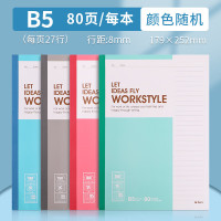 晨光(M&G)B5无线装订本80页商务软抄记事本办公APYJT411 4本装