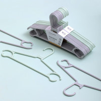 茶花大衣架 晾衣架子 衣服架衣挂架晒衣架衣服撑子挂衣架18只07091T*3