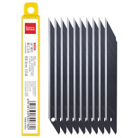 齐心B2856 30°黑刃防锈美工刀片 9mm 黑