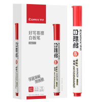 齐心 WB717 好写易檫白板笔 2.0mm 红 10支