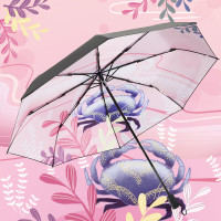 红叶十二星座系类2566晴雨两用太阳伞