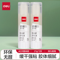 得力7108强力固体胶(透明)(21g/支)