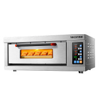 乐创(lecon)商用烤箱披萨蛋糕烘焙电热烤箱 一层二盘 LC-Z-KX102/103