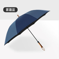 红叶直杆自开纤维风范伞D2779