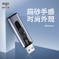 AIGO爱国者u盘金属推拉式 USB3.2高速传输 U335 32G时尚创意大容量推拉伸缩商务办公电脑优盘
