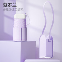 红叶五折彩胶卡包伞2801