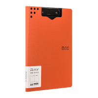 齐心 A5382 RAY折页板夹 A4 橙