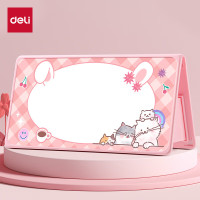 得力TF109V型折叠桌牌(姓名牌)(粉)(200*100)(个)