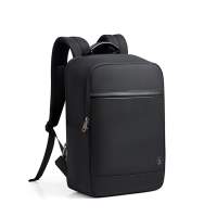 爱华仕(OIWAS)移动办公系列双肩包电脑包14英寸商务男背包女书包旅行通勤OCB4489GA 黑色