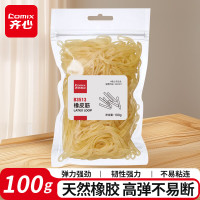 齐心 B3513 橡皮筋 吊挂装 100g 黄