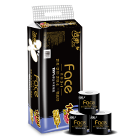 洁柔黑face空心芯卷纸140克10卷BJ168-10