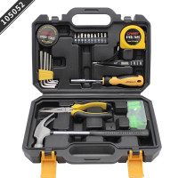 瑞德crest工具箱套装 家用五金工具维修电工组合家庭多功能工具箱组套 105052