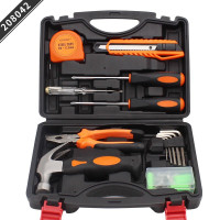 瑞德crest工具箱套装 家用五金工具维修电工组合家庭多功能工具箱组套 208042