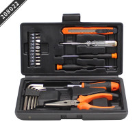 瑞德crest工具箱套装 家用五金工具维修电工组合家庭多功能工具箱组套 208022