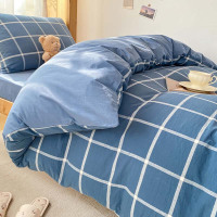 无印良品四季床品套件200×230cm斜纹聚酯纤维多件套床单式活性印花设计