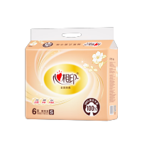 心相印抽纸 经典系列 3层130抽*6包S码 100%原生木浆 软抽纸巾 新旧发